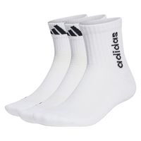 adidas(アディダス) ユニセックス 靴下 3足組 3Pクルーソックス L ホワイト／ホワイト／ホワイト EBB57 1セット(3足入)（直送品）