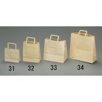 エスコ 180x 60x165mm 紙袋(無地/50枚) EA927SA-31 1セット(200枚:50枚×4束)（直送品）