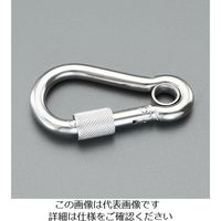 エスコ 102x10mm スナップフック(スレンレス製) EA638AX-15 1セット(2個)（直送品）