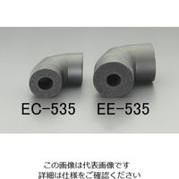 エスコ φ28mm/20mm厚 断熱エルボ EA997EC-528 1セット(3個)（直送品）
