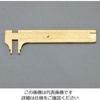 エスコ 100mm ノギス(真鍮製) EA725-51 1セット(5個)（直送品）