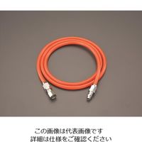 エスコ 6.5/ 10mmx 1.5m ウレタンホース(プラグ付) EA125S-1.5A 1セット(2本)（直送品）