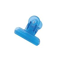 エスコ 40mm [青] プラスチッククリップ(5個入) EA762FB-213 1セット(75個:5個×15袋)（直送品）