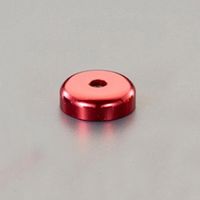 エスコ φ16x穴3.5mm/ 6kg 超強力マグネット(赤) EA781EM-13 1セット(10個)（直送品）