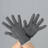 エスコ [L] 手袋(防寒インナー/ポリ・コットン) EA915GF-107 1セット(20双)（直送品）