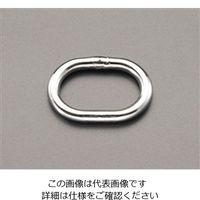 エスコ 4.0x26mm 楕円リング(ステンレス製) EA638DN-17 1セット(30個)（直送品）