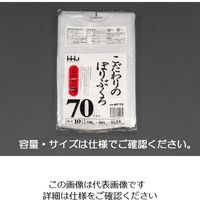 エスコ 90L ごみ袋(透明/10枚) EA995AD-73 1セット(100枚:10枚×10袋)（直送品）