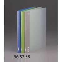 エスコ 4/S型 レターファイル(緑/1冊) EA762CF-57 1セット(15冊)（直送品）