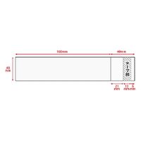 三和 テープ付きOPP袋 OPP-KR-100 1ケース(100枚)（直送品）