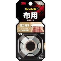 スリーエム ジャパン 布用両面テープ強力薄手 20mmX6m KFB-20 1セット(10巻:1巻×10個)（直送品）