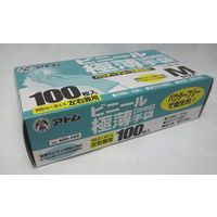 アトム ビニール極薄手袋 100枚入 430-100 M 1セット(200枚:100枚×2箱)（直送品）