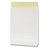 シモジマ HEIKO 宅配袋（紙製） 白 SS 封かんシール付 1セット（100枚：25枚入×4パック） 004192396