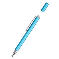 オウルテック スラスラ書けるクリアな丸型ペン先 タッチペン ブルー OWL-TPSE01-BL 1個
