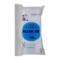 エスコ（esco） 85x 60mm ポリ袋（チャック付/100枚） 1セット（1500枚：100枚×15袋） EA944CB-85A（直送品）