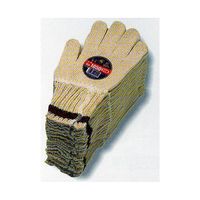 富士手袋工業 天牛純綿カフス赤黒線 6本編 1050 1セット（120双:12双×10組）（直送品）