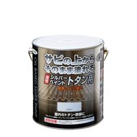 アサヒペン 油性シルバーペイントトタン用 3kg 4970925502339 1セット(4缶)（直送品）