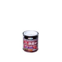 アサヒペン 油性高耐久鉄部用 1/12L ツヤ消し白 4970925527424 1セット(12缶)（直送品）