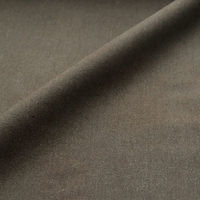 日本紐釦貿易 綿麻キャンバス チョコ 1mカット HCL6001-C-1M　巾約110cm×1mカット（直送品）