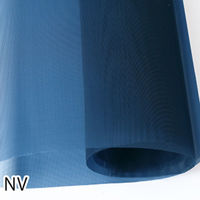 日本紐釦貿易(Nippon Chuko) NBK ナイロンチュール ハード 巾95cm×2m切売カット ネイビー L1100-NV（直送品）