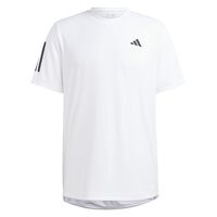 adidas(アディダス) テニス 半袖シャツ M TENNIS CLUB 3ストライプス 半袖Tシャツ J/XL ｗｈｉｔｅ MLE72（直送品）