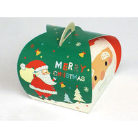 ヤマニパッケージ ケーキ箱 20-991CH ミニバルーンBOX クリスマス　200枚(100枚×2)（直送品）