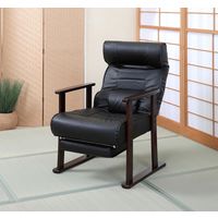 谷村実業株式会社 フットレスト付きリクライニング高座椅子 TAN-154 1個（直送品）