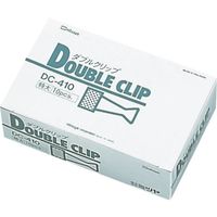 ミツヤ ダブルクリップ特大 10本 DC-410 1箱(10本) 356-4716（直送品）