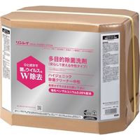 リンレイ 多目的除菌洗剤 SHS ハイジェニック除菌クリーナー中性 18L RECOBO 766072 1箱 252-9835（直送品）