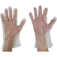 東京パック エンボス手袋五本絞り化粧箱L 半透明 EGK-L 1セット(4000枚:200枚×20箱) 158-7590（直送品）