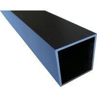 アルインコ アルミ角パイプ 30X30X1.5 ブラック 1m HP302KS 1本 849-5283（直送品）