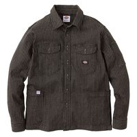 DICKIES D-698   ストレッチウォバッシュ　シャツジャケット ＸＬ グラファイト コーコス信岡 1着（直送品）