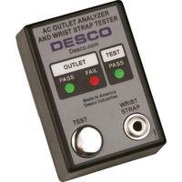 DESCO JAPAN ACコンセント及びリストストラップ検査器 230V 50/60HZ 98131 1台 111-2780（直送品）