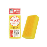 ワイズ ASSO　三ツ星スポンジ　食器洗い用　黄 AS-019 1個（直送品）