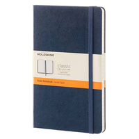 モレスキン クラシック ノートブック ハード ルールド(横罫) ラージ サファイアブルー QP060B20 1冊（直送品）