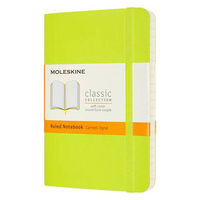 モレスキン クラシック ノートブック ソフト ルールド(横罫) ポケット レモングリーン QP611C2 1冊（直送品）