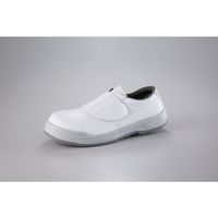 ノサックス 耐滑ウレタン2層底 静電安全靴 短靴マジック白 K KC3600WHITE-22.5CM 450-8391（直送品）