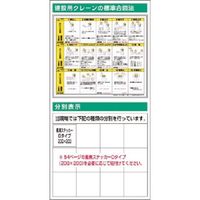 つくし工房 つくし スチール掲示板ユニット クレーン合図・分別表示 KG-387 1台 185-7410（直送品）