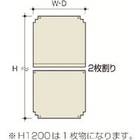 三進金属工業 SANSHIN 軽量セミボルトレスラック背面パネル KPB