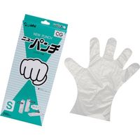 旭創業 Asahi バイオマス ポリエチレン手袋 ニューパンチ箱入S(200枚入) 11398 1セット(12000枚:200枚×60箱)（直送品）