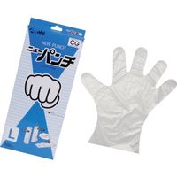 旭創業 Asahi バイオマス ポリエチレン手袋 ニューパンチ箱入L(200枚入) 11400 1セット(12000枚:200枚×60箱)（直送品）
