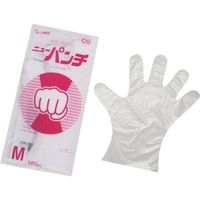 旭創業 Asahi バイオマス ポリエチレン手袋 ニューパンチ袋入M(100枚入) 11402 1セット(12000枚:100枚×120袋)（直送品）