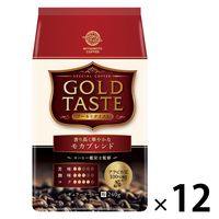 【コーヒー粉】三本珈琲 ゴールドテイスト 香り高く華やかなモカブレンド 1セット（240g×12袋）