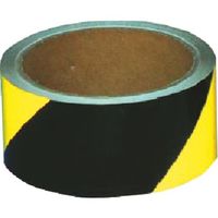 つくし工房 つくし コンクリート用反射トラテープ45mm幅×10m 黄・黒 TP-505 1巻 184-9409（直送品）