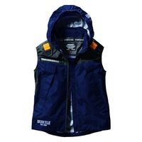 【ファン付きウェア】バートル ACフーディベスト（服単品） ネイビーXL AC1194-3