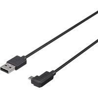バッファロー USB2.0ケーブル AーmicroB L字右向き 1.5m ブラック BU2AMBL15RBK 1個 453-8096（直送品）