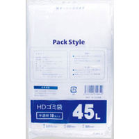 パックスタイル PS ゴミ袋 H-1 015-45L 半透明 00427543 1袋（10枚）