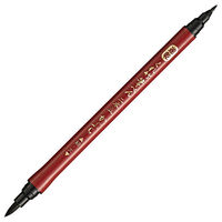 呉竹 速乾　くれ竹筆ペン　二本立かぶら QDDF150-55B 1セット（10本）