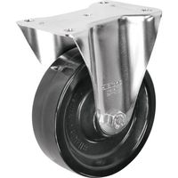 シシクSISIKUアドクライス シシク 耐熱樹脂車輪付キャスター 125径 固定 スチール B-PHN125G 1個 135-0251（直送品）