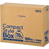 ジャパックス コンパクトスタイル L100枚BOX 半透明