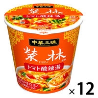 明星食品　中華三昧 榮林 トマト酸辣湯 スープ　1セット（12個）